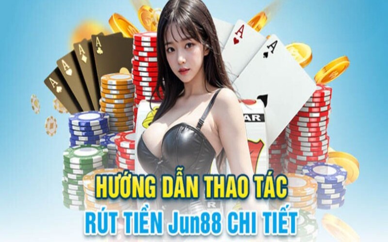 Hướng dẫn các bước rút tiền Jun88 siêu nhanh